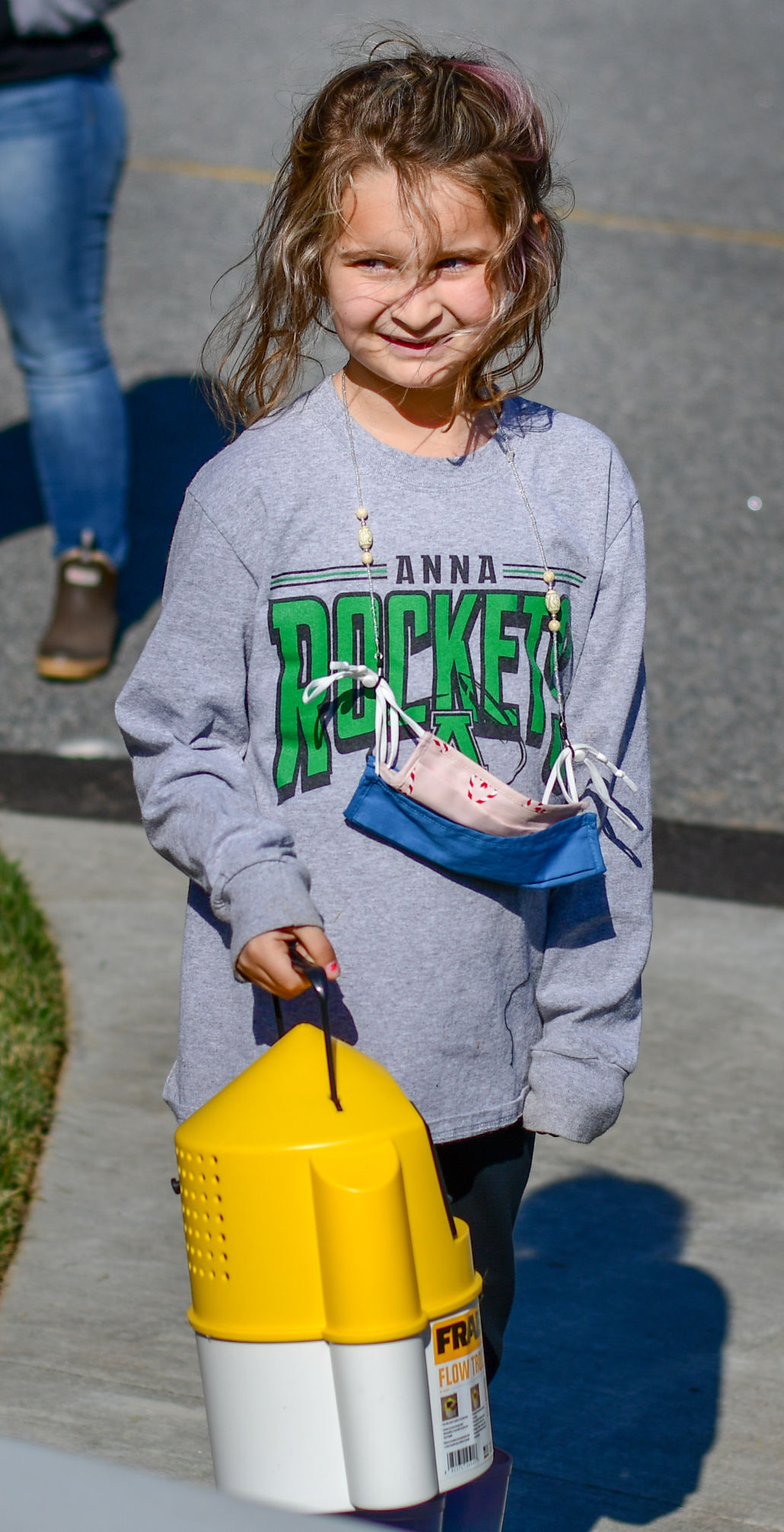 Macie Triplett from Ohio won a prize at Blowing Rock Trout Derby